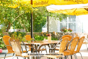 Hotel Goldener Fasan- Terrasse